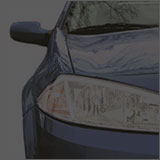 Verre teinté gris minuit